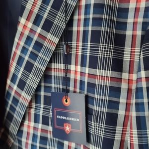 New Men's Saddlebreed Multi-Colored Sports Coat.